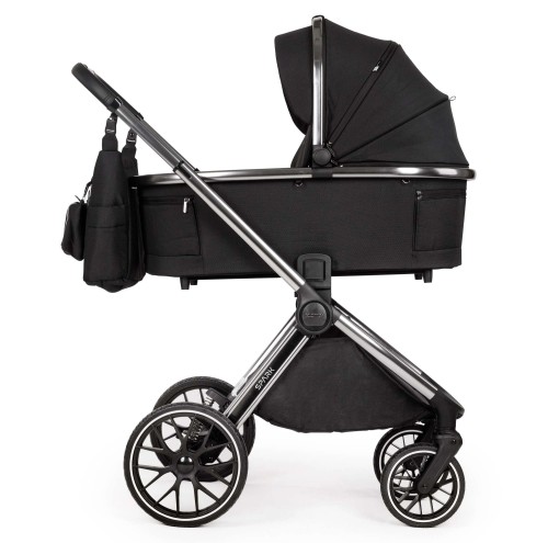 Przejdź do produktu Adamex Spark  wózek wielofunkcyjny 2w1 | 4 ONYX CARBON