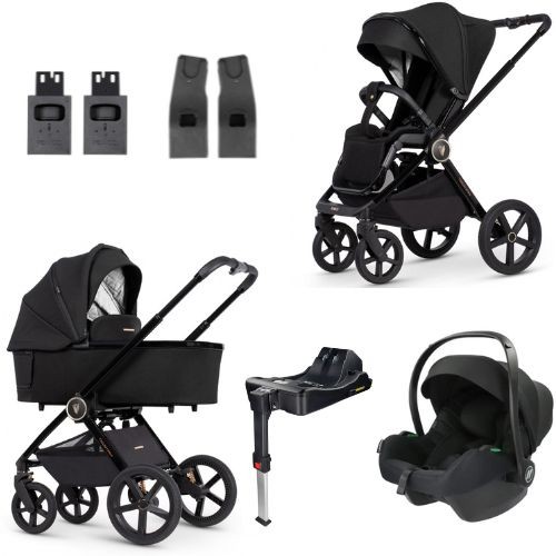 Przejdź do produktu VENICCI Upline wózek 2w1 | All Black + Avionaut Cosmo 2.0 I-Size | Black + Baza Dock 2 + adaptery
