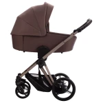 Bebetto Nuvio wózek wielofunkcyjny 2w1 |  03 KASZMIR | CZARNA | PUR