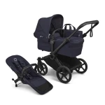 Bugaboo Donkey 6 Mono wózek wielofunkcyjny 2w1 | Black-Deep Indigo