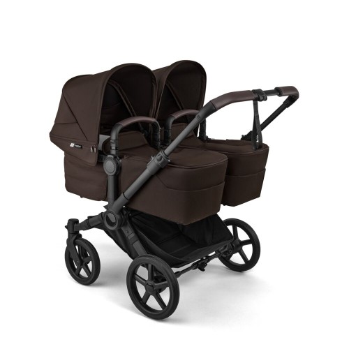 Przejdź do produktu Bugaboo Donkey 6 Twin wózek wielofunkcyjny 2w1 | Black-Cocoa Brown
