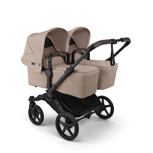 Przejdź do produktu Bugaboo Donkey 6 Twin wózek wielofunkcyjny 2w1 | Black-Desert Melange Taupe