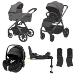 Espiro Yoga zestaw  4w1 + Maxi Cosi Pebble Pro 2 + Familyfix 360 Pro | 217 Gray Zen