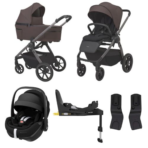 Przejdź do produktu Espiro Yoga zestaw  4w1 + Maxi Cosi Pebble Pro 2 + Familyfix 360 Pro | 208 Essence Of Chocolate