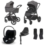 Espiro Yoga zestaw  4w1 + Cybex Cloud T + Base T | 217 Gray Zen