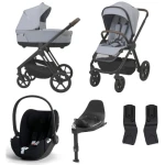 Espiro Miloo 2.0 zestaw 4w1 + Cybex Cloud T + Base T | 303 Unique Dove 