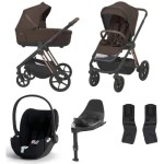 Espiro Miloo 2.0 zestaw 4w1 + Cybex Cloud T + Base T | 308 Excellent Chocolate