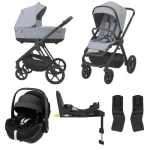 Espiro Miloo 2.0 zestaw 4w1 + Maxi Cosi Pebble Pro 2 + Familyfix 360 Pro | 303 Unique Dove