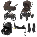 Espiro Miloo 2.0 zestaw 4w1 + Maxi Cosi Pebble Pro 2 + Familyfix 360 Pro | 308 Excellent Chocolate