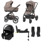 Espiro Miloo 2.0 zestaw 4w1 + Maxi Cosi Pebble Pro 2 + Familyfix 360 Pro | 309 Tasty Cappuccino