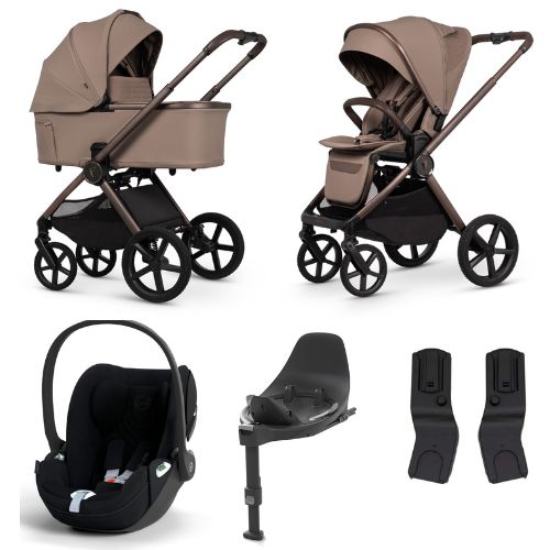 Przejdź do produktu Venicci Upline 3 zestaw 4w1 + Cybex Cloud T + Base T | Sand