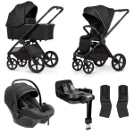 Venicci Upline 3 zestaw 4w1 + Avionaut Pixel 3 + IQ Orbit | Onyx