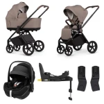 Venicci Claro 2 + Maxi Cosi Pebble Pro 2 + Familyfix 360 Pro | Almond