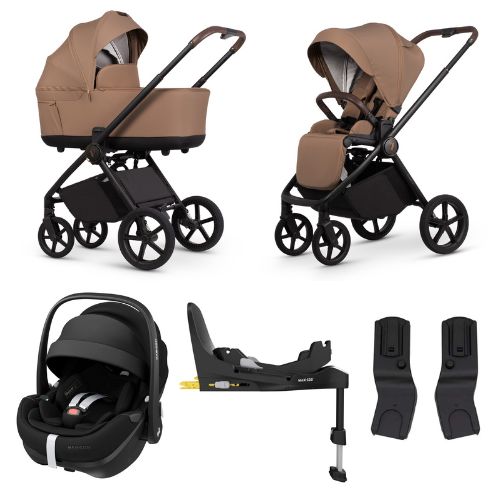 Przejdź do produktu Venicci Claro 2 + Maxi Cosi Pebble Pro 2 + Familyfix 360 Pro | Caramel