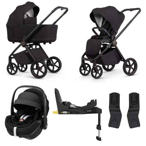 Przejdź do produktu Venicci Claro 2 + Maxi Cosi Pebble Pro 2 + Familyfix 360 Pro | Noir