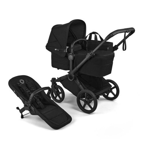 Przejdź do produktu Bugaboo Donkey 6 Mono Wózek wielofunkcy 2w1 | Black-Heritage Black