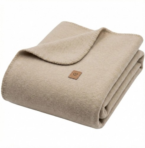 Przejdź do produktu Zaffiro Koc bawełniany Oslo 75x100cm | Beige