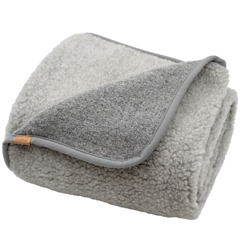 Przejdź do produktu Zaffiro koc wełniany Nevada 75x100cm | Grey