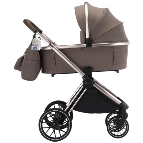 Przejdź do produktu Adamex Spark  wózek wielofunkcyjny 2w1 | 2 CHAMPAGNE FANGO