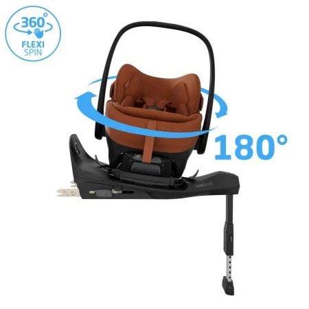 8442129110_F1_2026_maxicosi_carseat_babycarseat_pebbleslidepro_brown_copperterra_flexispinrotation_side.jpg