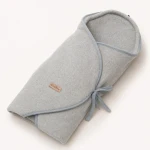 Zaffiro otulacz wełniany Light Sierra  0-12m | Grey