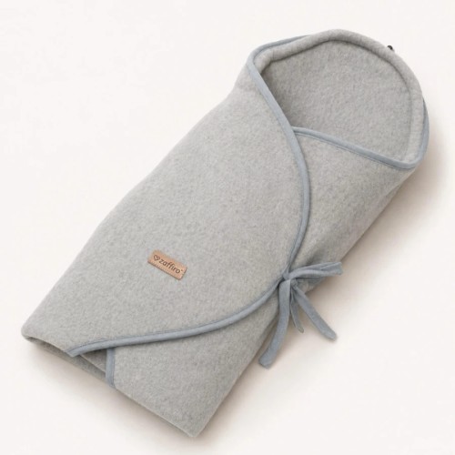 Przejdź do produktu Zaffiro otulacz wełniany Light Sierra  0-12m | Grey
