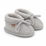Zaffiro Buciki dziecięce wełniane Sierra 0-6m | Grey