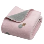 Zaffiro koc bawełniany Bari 75x100cm | Pink