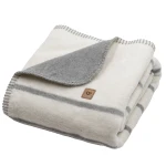 Zaffiro koc bawełniany Alba 75x100cm | Grey