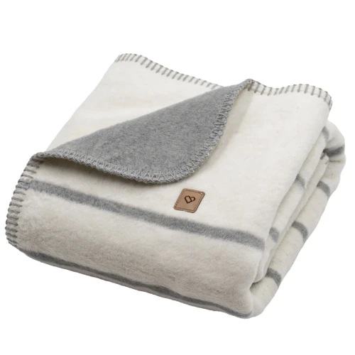 Przejdź do produktu Zaffiro koc bawełniany Alba 75x100cm | Grey