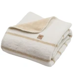 Zaffiro koc bawełniany Alba 75x100cm | Beige