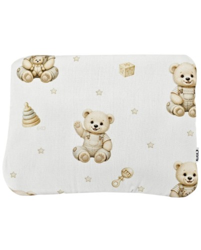 Przejdź do produktu EKO Płaska Poduszka Bambusowa 30x40 cm – Antyalergiczna z Wypełnieniem MISIE