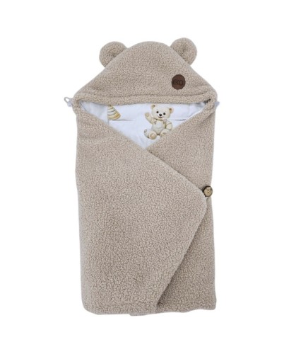 Przejdź do produktu EKO Śpiworek do fotelika BAMBUS+BOUCLE MISIE